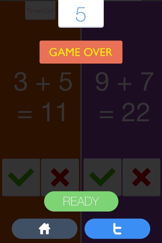 Math League - Freaking Angry Math - Two Maths Mode screenshot 2