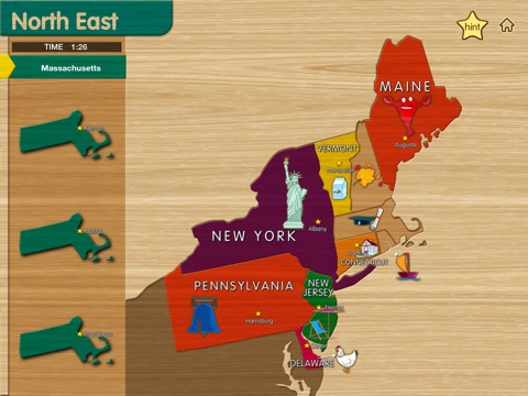 USA Map - Easy Learn screenshot 3