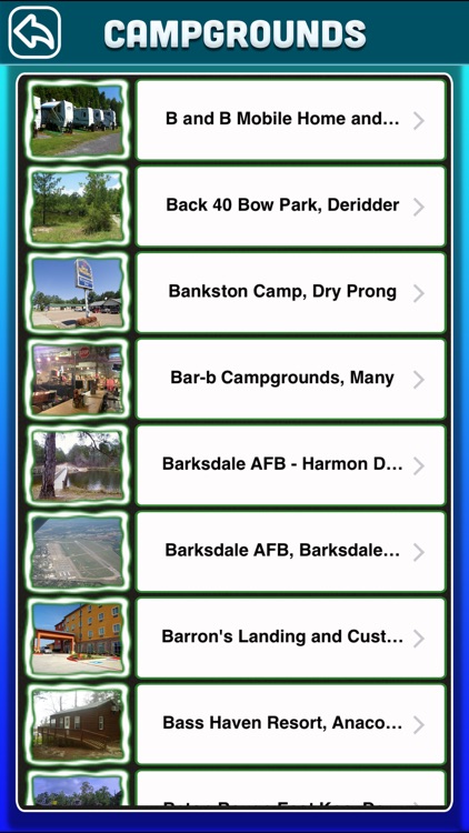 Louisiana Campgrounds & RV Parks Offline Guide