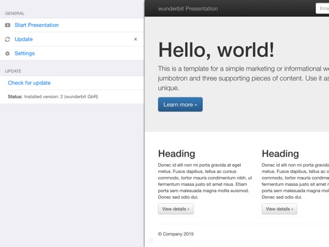 wunderbit Presentation screenshot 3