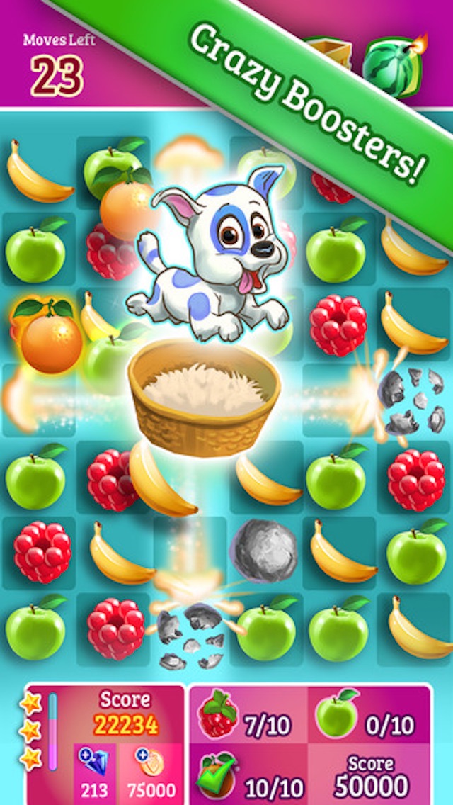 FRUIT CHEF - 3 JUICE MANIA MATCH PUZZLE GAME 1.0 IOS GAME GIẢI TRÍ FRUIT CHEF - 3 JUICE MANIA MATCH PUZZLE GAME 1.0 IOS