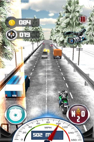 3D Motorcycle bike Driving Traffic - Free Racing Game screenshot 4