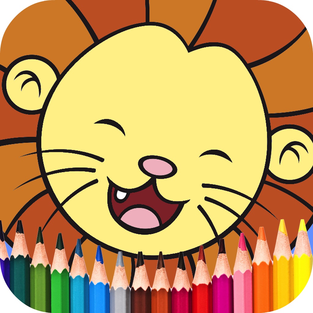 Coloring+ kids coloring book for drawing with 114 princesses, animals, horses, robots and more! icon