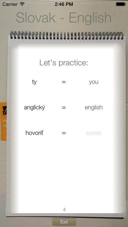 BidBox Vocabulary Trainer: English - Slovak