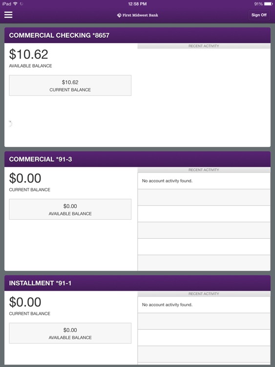 First Midwest Mobile for iPad