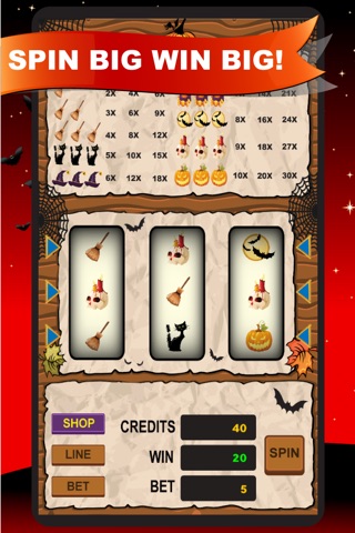 Horror Slots - All Hallows Eve monte carlo horror pokies machines screenshot 3