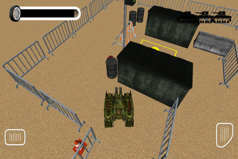 3-D RC Army Tank Park-ing School and Drive-r Simulator screenshot 2
