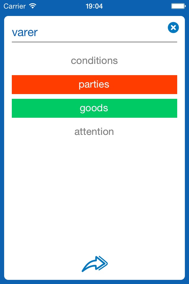 Norwegian <> English Dictionary + Vocabulary trainer Free screenshot 4