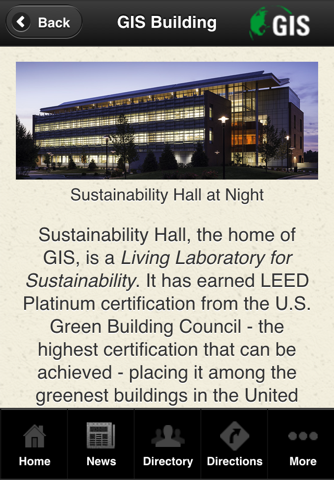 Golisano Institute for Sustainability Mobile screenshot 4