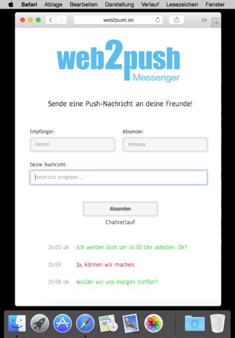 Web2Push screenshot 3