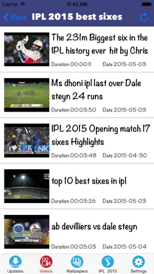 IPL Updates - Live Score, Latest News, Videos & Wallpapers(圖3)-速報App