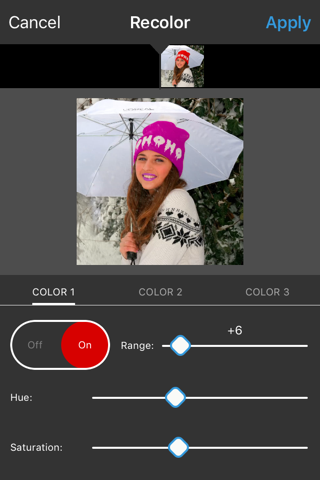 Video Color Editor - Change Video Color, Splash and Adjust Movie Clips screenshot 3