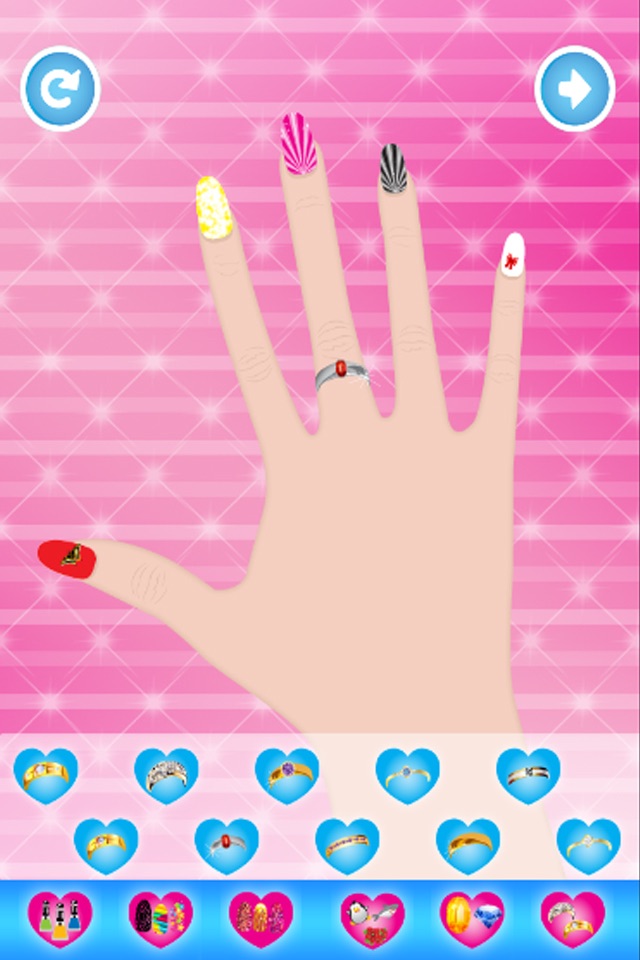 Princess Nail Salon - Nail art design and dress up game for kids screenshot 4