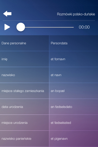 Rozmówki polsko-duńskie - nauka języka duńskiego screenshot 4