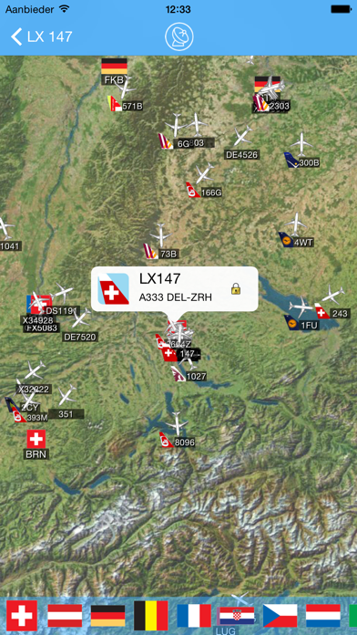 Flughafen Zürich - iPlane Fluginformationen Screenshot 3