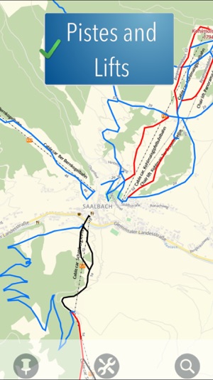 Saalbach-Hinterglemm Ski Map(圖2)-速報App