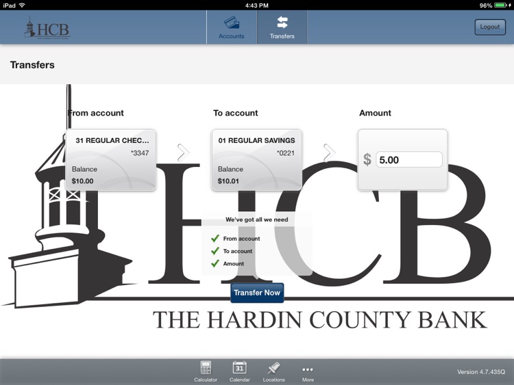 The Hardin County Bank Mobile for iPad screenshot-3