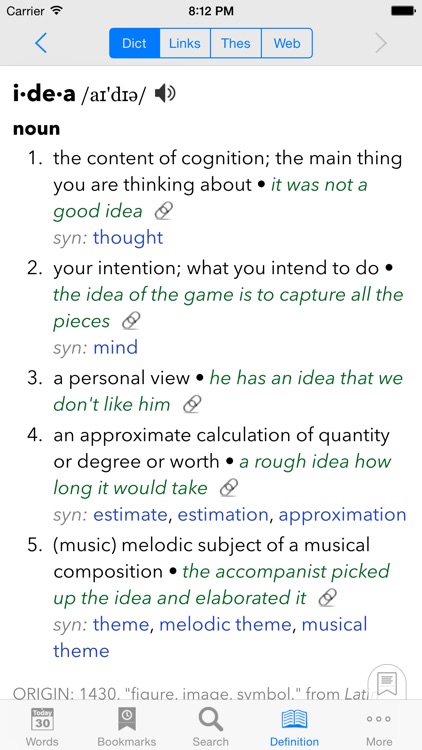 WordBook - English Dictionary and Thesaurus