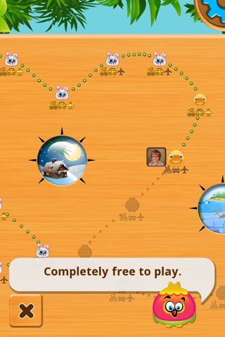 Free Happy Animals - A Columns Style Match Three Game Featuring Cute Animals. screenshot 3