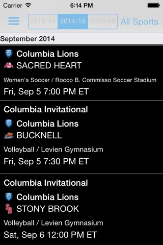 Columbia Lions screenshot 2