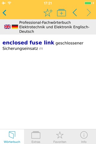 Elektrotechnik und Elektronik Englisch<->Deutsch Fachwörterbuch Professional screenshot 2