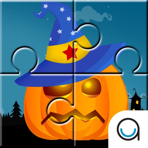 Halloween Jigsaw Puzzles for Toddlers and Kids Icon