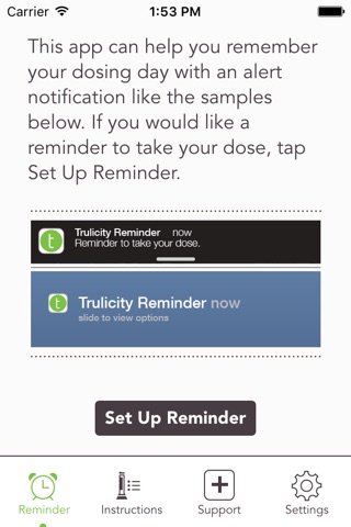 Trulicity Reminder screenshot 2