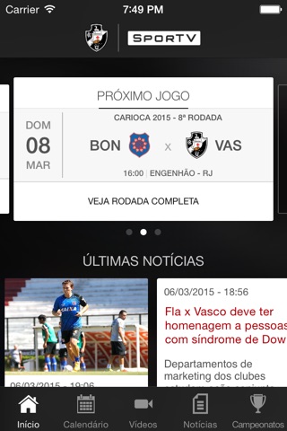 Vasco SporTV screenshot 3