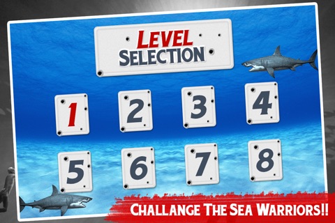 Angry White Shark Attack – shoot the target and hunt down the deadly predators screenshot 3