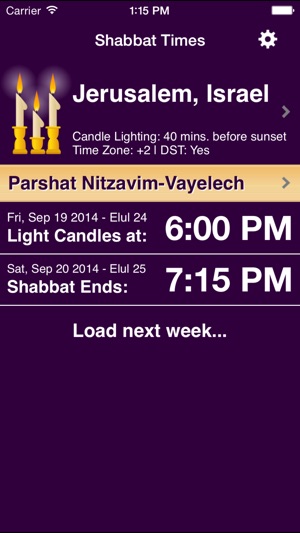 Shabbat & Holiday Times