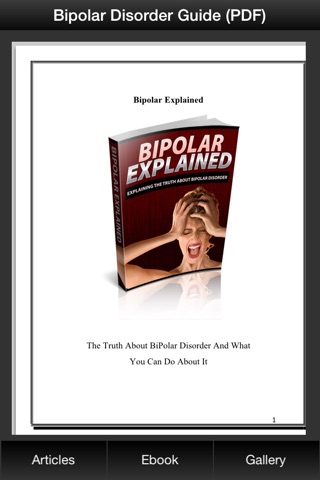 Bipolar Disorder Guide - Explaining The Truth About BiPolar Disorder screenshot 3