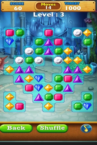 Jewel Quest Match Fun-Switch the Gem and complete the Amazing levels. screenshot 3