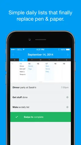 Game screenshot QuickNote Calendar - Easy Daily Todo List Task Manager (Free Version) apk