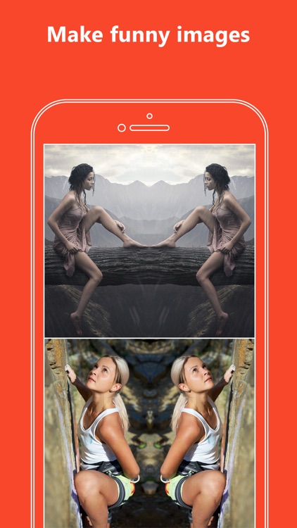 Mirror Reflection Photography Effects In Selfie Pics For Instagram Photo