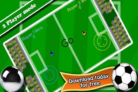 WRONG WAY DODGE : 100 Soccer Balls (a 2 player ball dodge game) screenshot 3