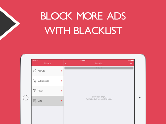 ‎NoAds - block ads on Wi-Fi networks in apps and browsers plus content blocker Screenshot