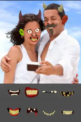Game screenshot Зомби лица - Монстры и Страшные маски для розыгрыша, смешные стикеры и наклейки на фото apk