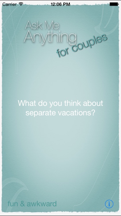 Ask Me Anything For Couples relationship tool screenshot-3