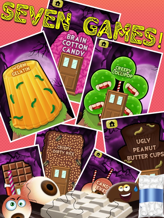 Woods Witch Gross Treats Maker - The Best Nasty Disgusting Sweet Sugar Candy Cooking Kids Games for iPad