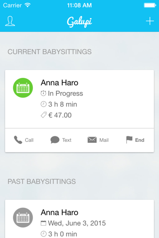 Galupi - Babysitting App screenshot 3