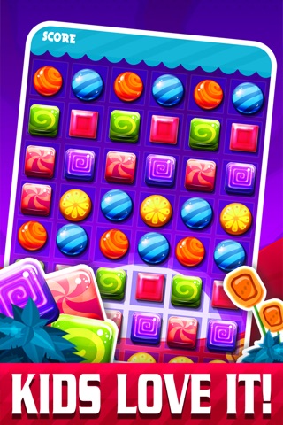 Candy Pop Puzzle 2015 - Soda Match 3 Candies Game For Children HD FREE screenshot 2