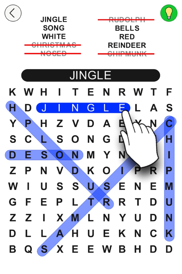 Word Search and Find - Search for Animals, Baby Names, Christmas, Food and more! screenshot 3