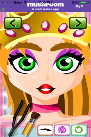 Ace Princess Eyebrow Plucking Salon - Beauty Spa Games for Girls screenshot 2