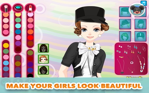 Horse and Fashion - Dress up  and make up game for kids who love horse games screenshot 2