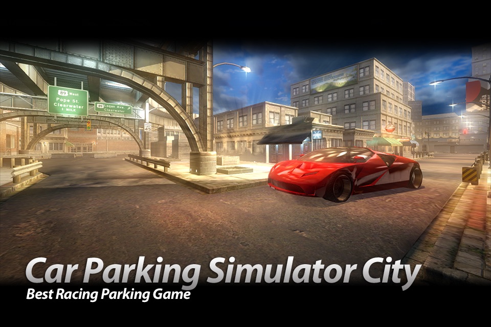 Car Parking Simulator 2015 Edition - Free city race car driver real simulation driving SIM game screenshot 2