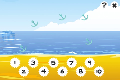Ahoy sailing boat! Counting game for children: learn to count numbers 1-10 screenshot 4