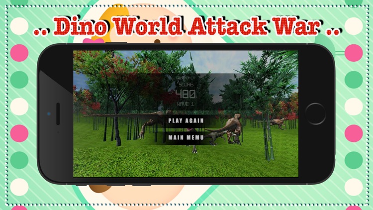 dinosaur world attack war