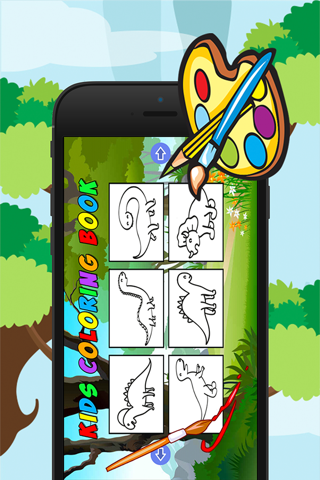 Dinosaur Coloring Book for Kid Games screenshot 2
