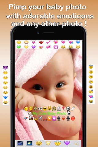 Pimp Your Photo With Emoji - Make Up Photo with Emoticons screenshot 4