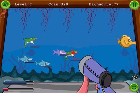 Octopus Sea Adventure - Shark Shooter Rush (Free) screenshot 3